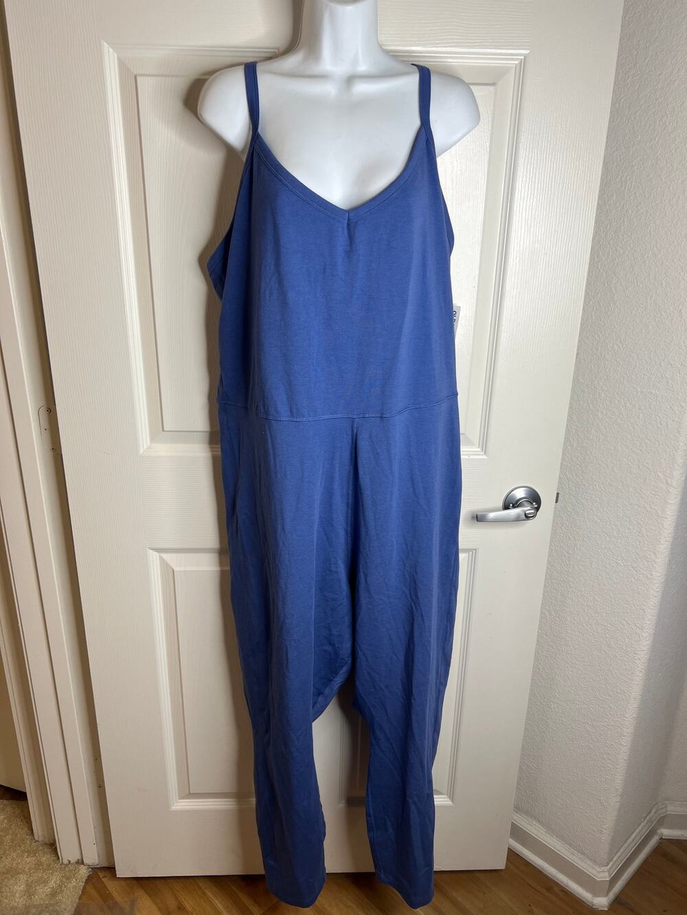 Old Navy Active Women's Powerchill 7/8 Cami Jumpsuit Blue NEW ~ Size 4X